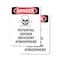 Signmission Potential Oxygen Deficient, 5 in W x Rectangle, Vinyl Decal OS-2PACK-DS-D-57-V-1808 - alternate 1